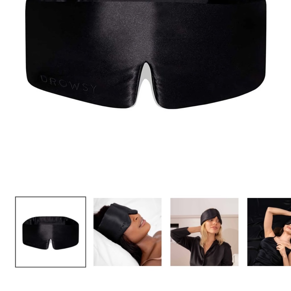 Black Sleep Mask